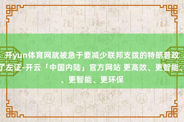 开yun体育网就被急于要减少联邦支拨的特朗普政府收拢了左证-开云「中国内陆」官方网站 更高效、更智能、更环保